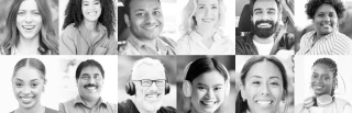 Collage of a team of change-makers