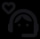Icon with Person on Headphone