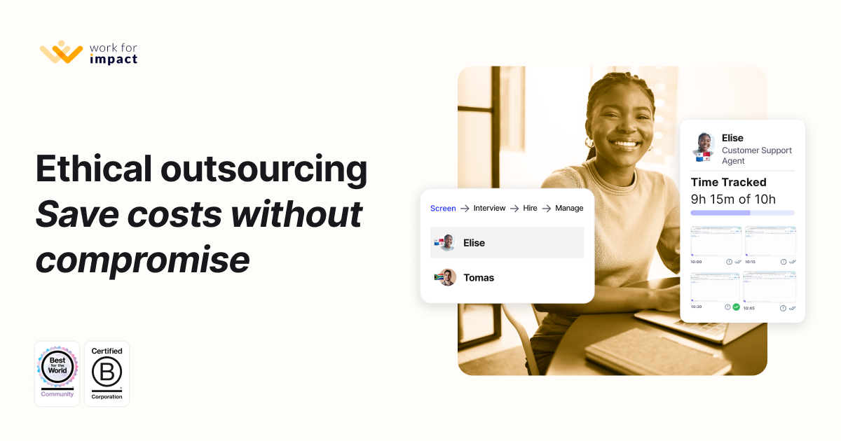 Work For Impact Don't Just Work. Make an Impact.